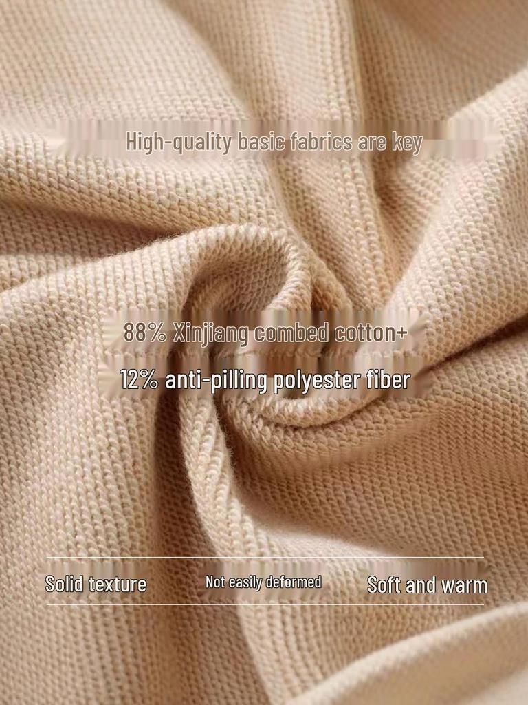 Herren Schweres Kapuzensweatshirt, 430g Extra Dickes Frottee, Winddicht, Warm, mit Tasche für Herbst/Winter.