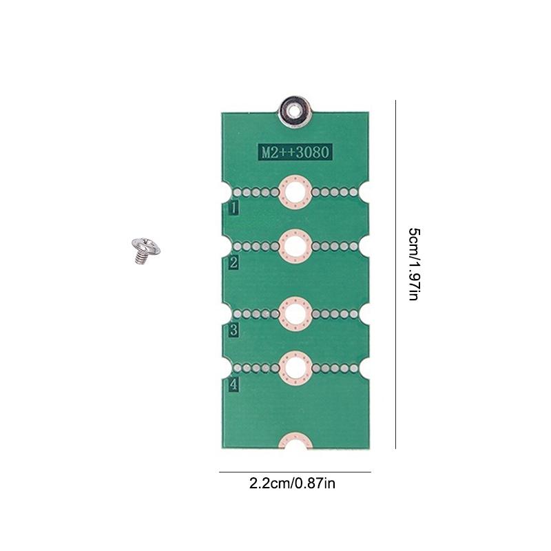 M.2 Ssd Adapter Card 2230/2242/2260 To 2280 Transfer Card Universal Extension Rack Board Riser Card Convert Card
