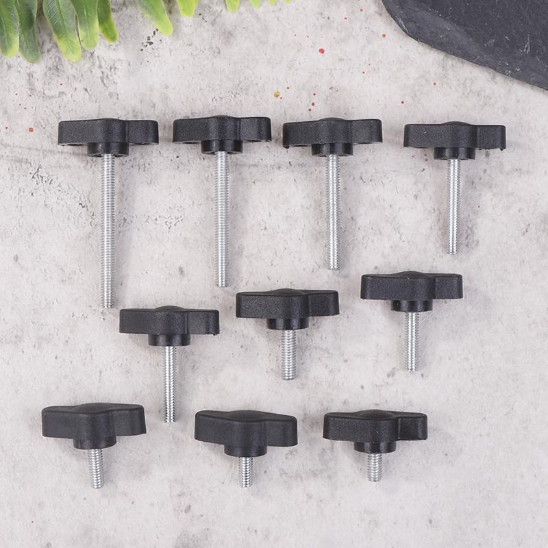 4Pcs 304 Stainless Steel Thumb Screws M4 Z-Shaped Handle Bolt Hand Knob Mechanically Adjustable Thumb Butterfly Wing Screws