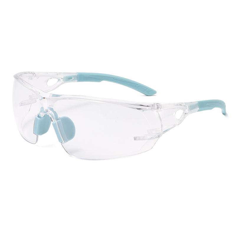 Transparente bunte Schutzbrille, Unisex Anti-Beschlag Arbeitsbrille, Geeignet für Bauwesen, Labor, Radfahren und Outdoor-Sportarten