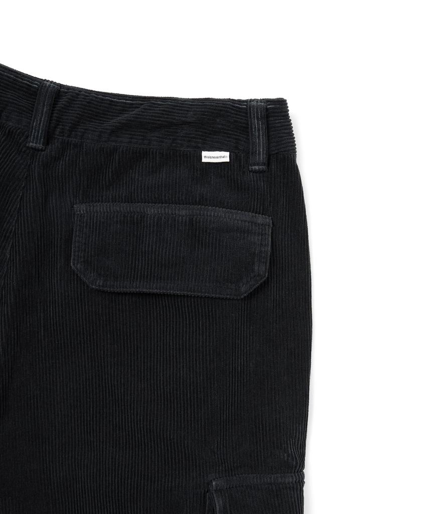 This Is Never That Corduroy Cargo Pant Black