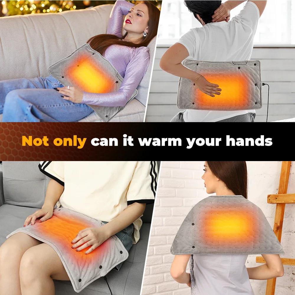 27*50cm Electric Heating Pad Hand Warmer Super Soft Portable Warm Winter Hand Heater For Home Room Warming Blanket USB Charging
