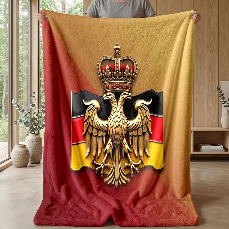 Couverture Flottante Imprimée Football Belgique Douce pour la Peau Chaude Décorative pour Canapé Lit Intérieur Usage Quotidien