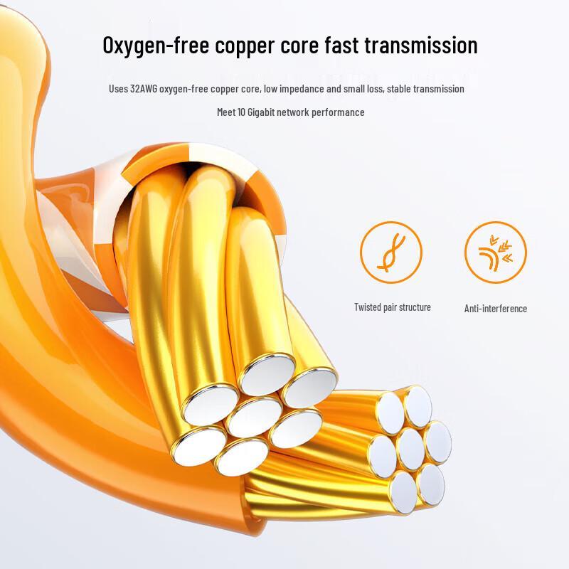 Biya Zi CAT6 Flat Gigabit Ethernet Patch Cable