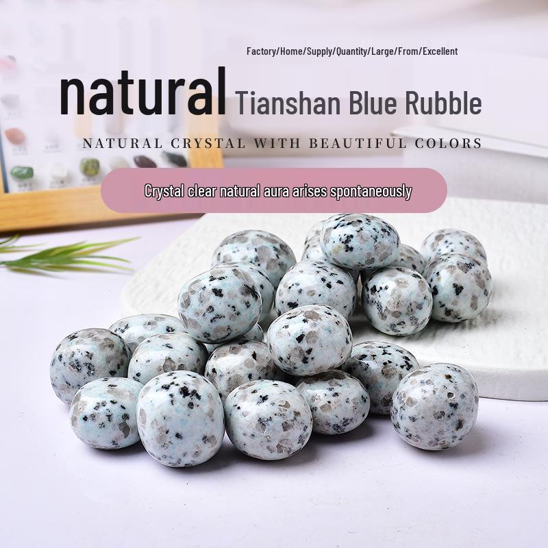 Tianshan Blue Crystal Stones for Buddha Decor and Fish Tanks 1-2cm 100g