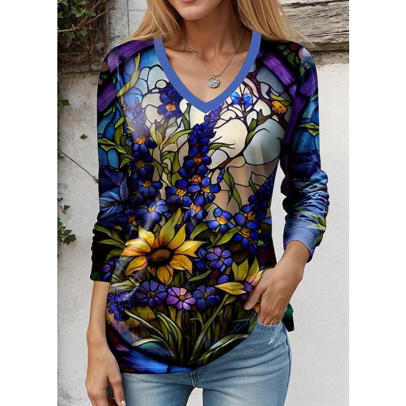 

JPNTKY Women s Fashion Casual Long Sleeve V Neck Blouses & Shirts XXXXXL чорний