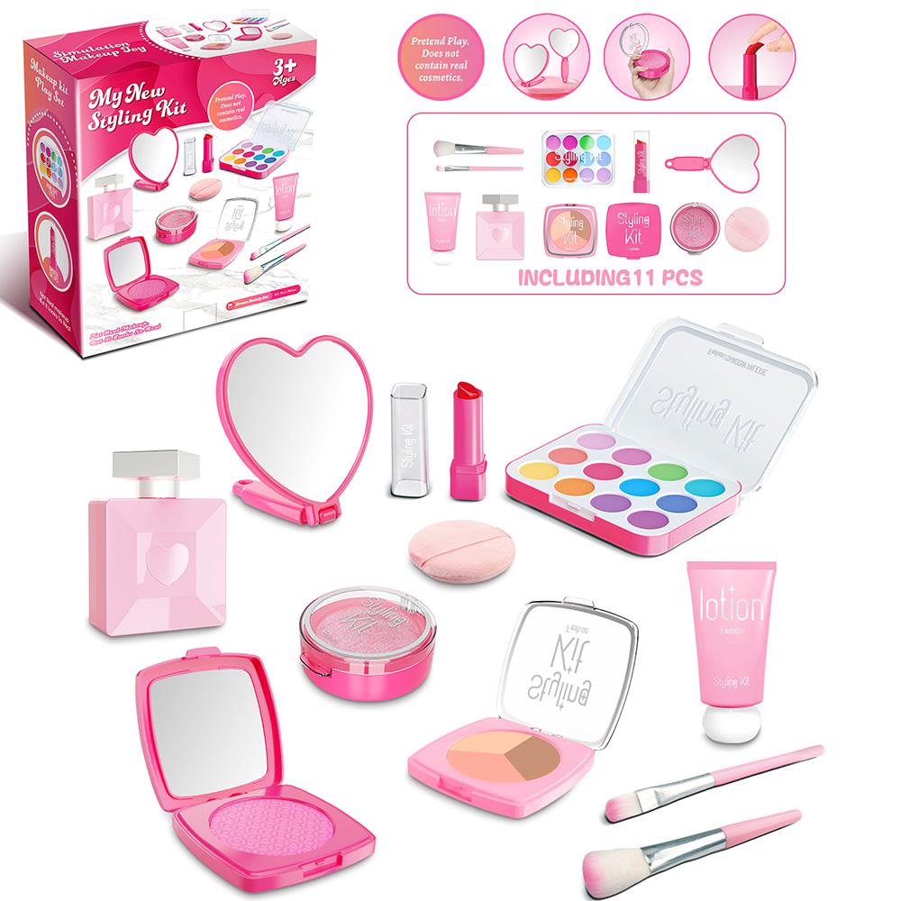 Non-Toxic Diy Pretend Play Makeup Toys Play House Simulation Make Up Cosmetics Set Educational Tovs Gifts For Children