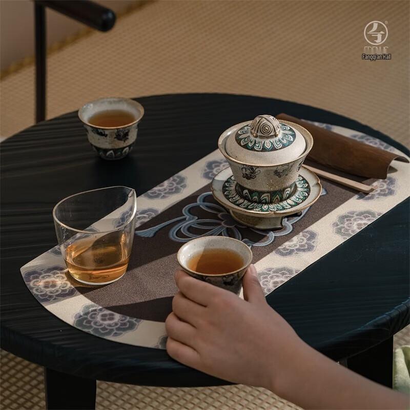 Edenus Dunhuang Ceramic Gaiwan Tea Set