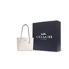 Coach City 23 Metall-Logo-Schnalle Tragetasche Damen-Tragetaschen Kreideweiß CT859-IMCHK