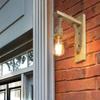 Retro Wood Wall Light E27 Vintage Sconce Wall Lights Fixture Indoor Home Decor Dining Room Bedside Lamp Bedroom Lighting
