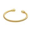 Bracelet - LUXENTER - Muha - 18 Carat Yellow Gold (finished) - Diameter 60 Mm - Open Closure