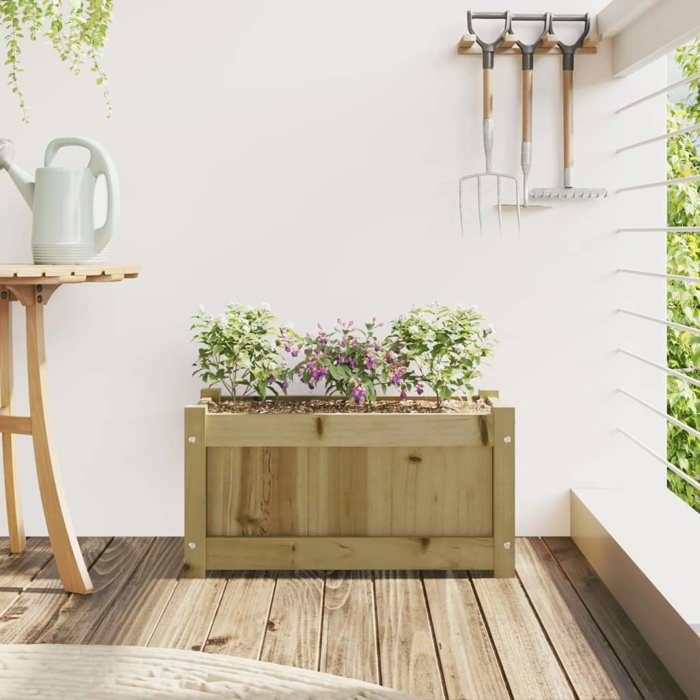 VidaXL Planter 60x31x31 Cm Impregnated Pine Wood 837447