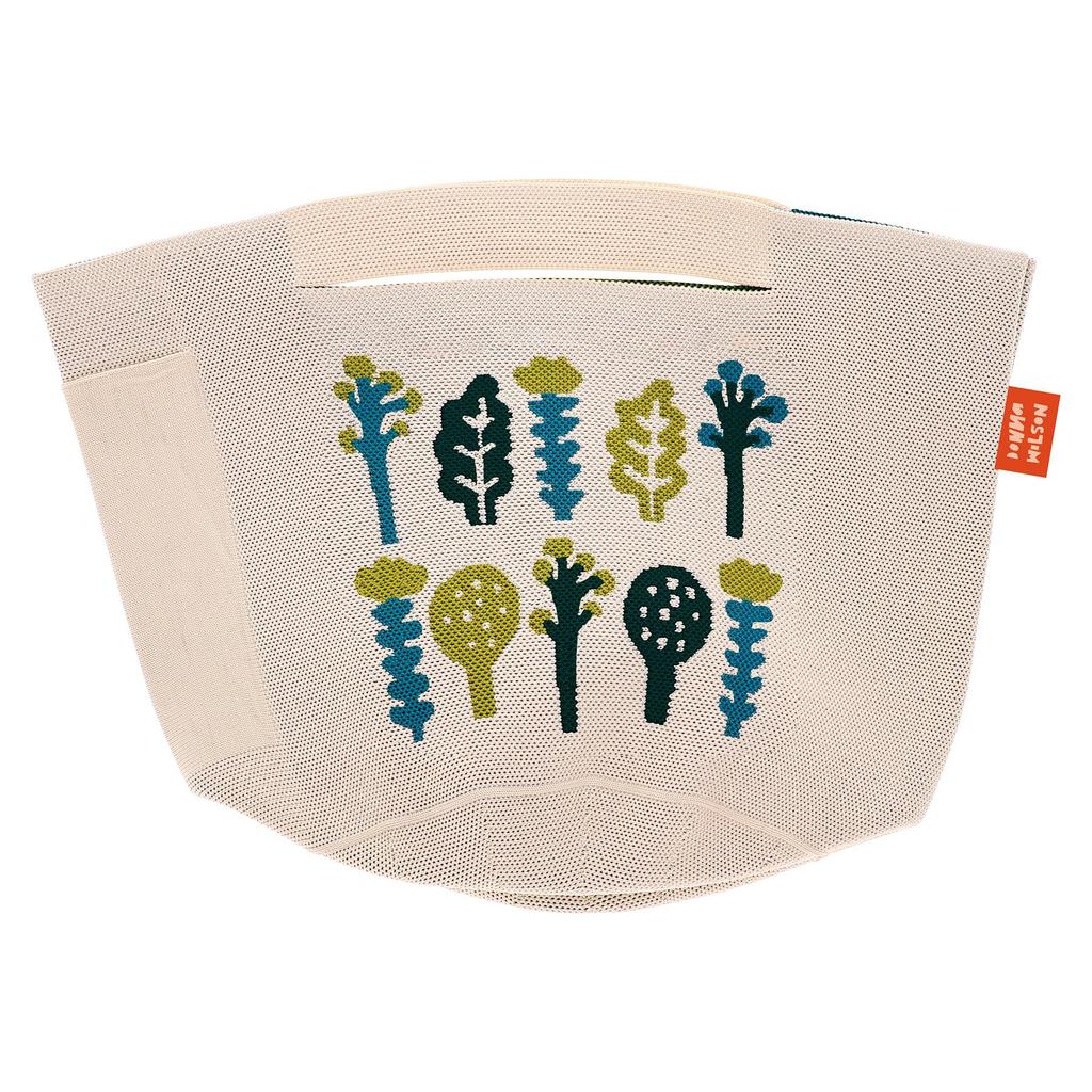 Marushin Knit Mini Donna Wilson Tree and Leaf Cute and Character Recycled 6945002200 Bag, Design, British, Stylish, Design, Polyester,