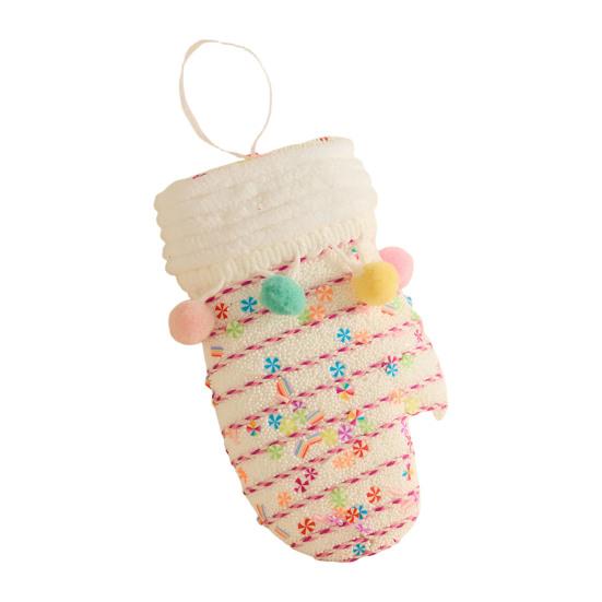 Seasonal Party Table Decorations Christmas Foam Ornament, Large Candy Cane Lollipop Gingerbread Gift Box Kids Safe Holiday Tree Hanging Decoration