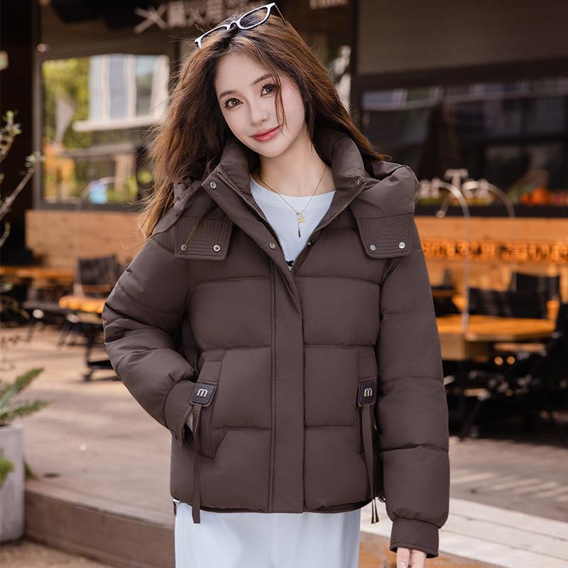 Hooded Cotton-padded Women's Winter New Fashion Cotton-padded Jacket Small Thickened Warm Cotton-padded Jacket Women's Clothing