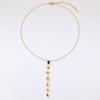 Colorful Zircon Collarbone Chain Irregular Crystal Long Tassel Necklace  Jewelry Accessories