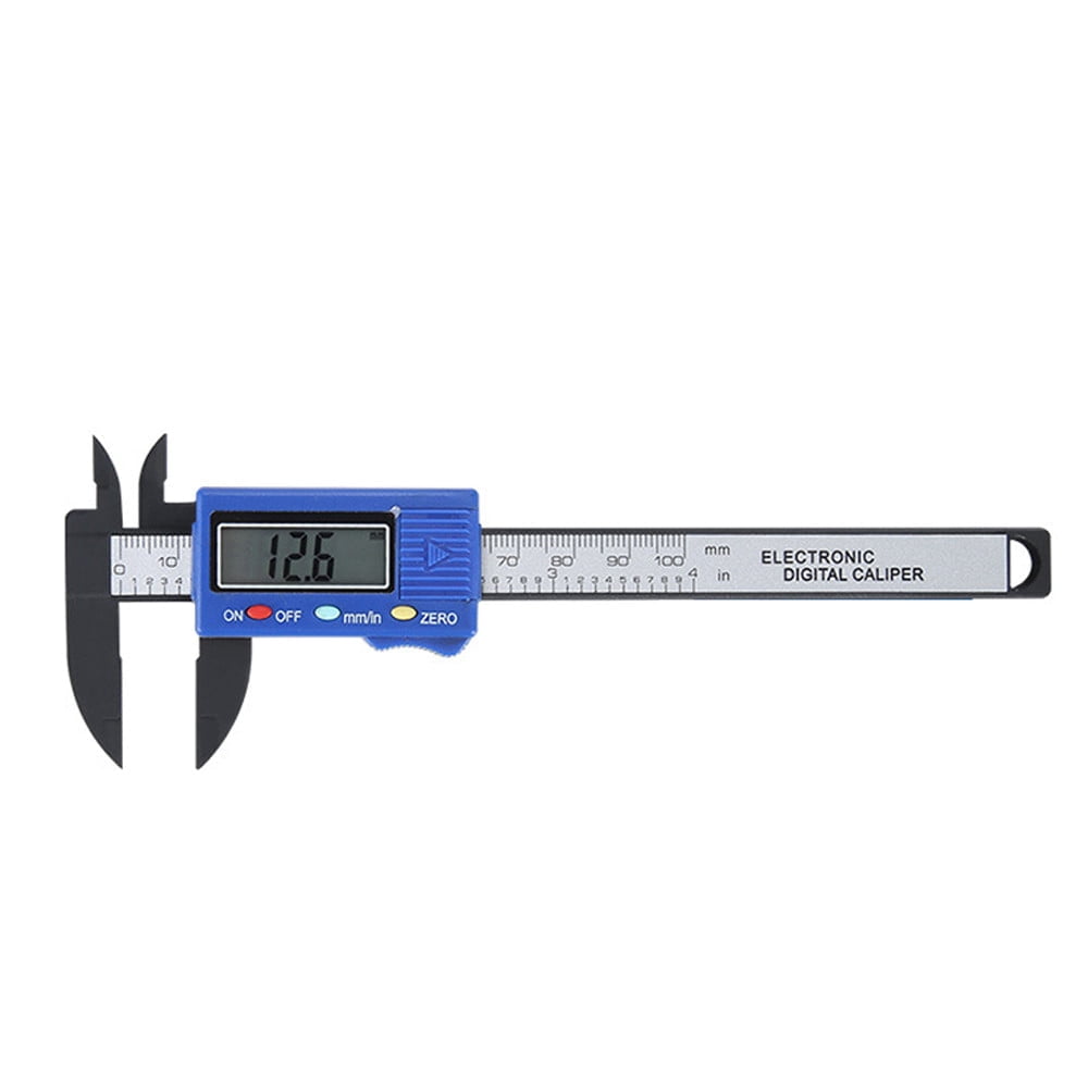 100 Mm Digital Caliper with Stainless Steel Body Electronic Micrometer Featuring Auto-Off Large LCD Screen for Clear Readings Inch/Millimeter