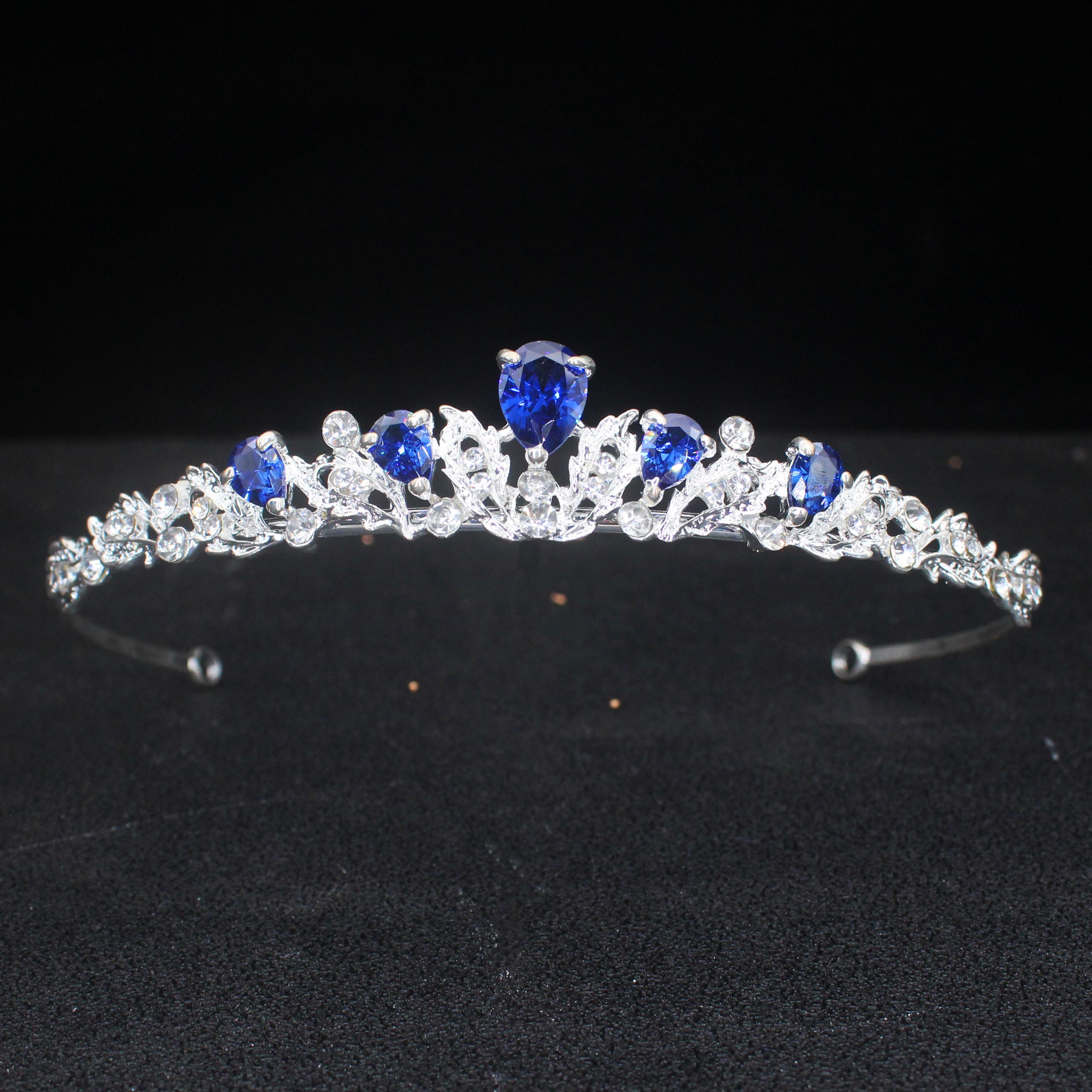 

Розкішна пов язка на голову з тіарою з циркону Pincess для дівчаток, жінок, кришталів, корона нареченої зі стразами, весільні прикраси для волосся, аксесуари