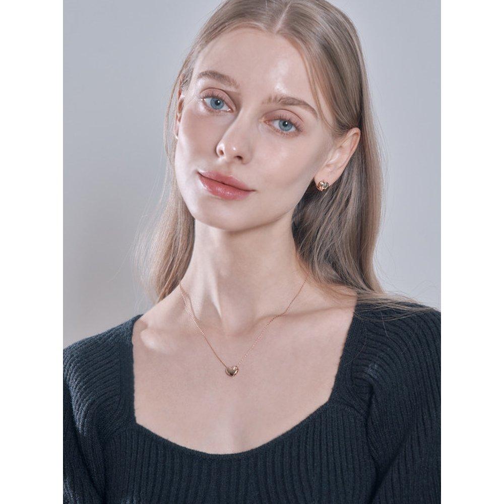 Heart Cubic Point Necklace Elbrnn180