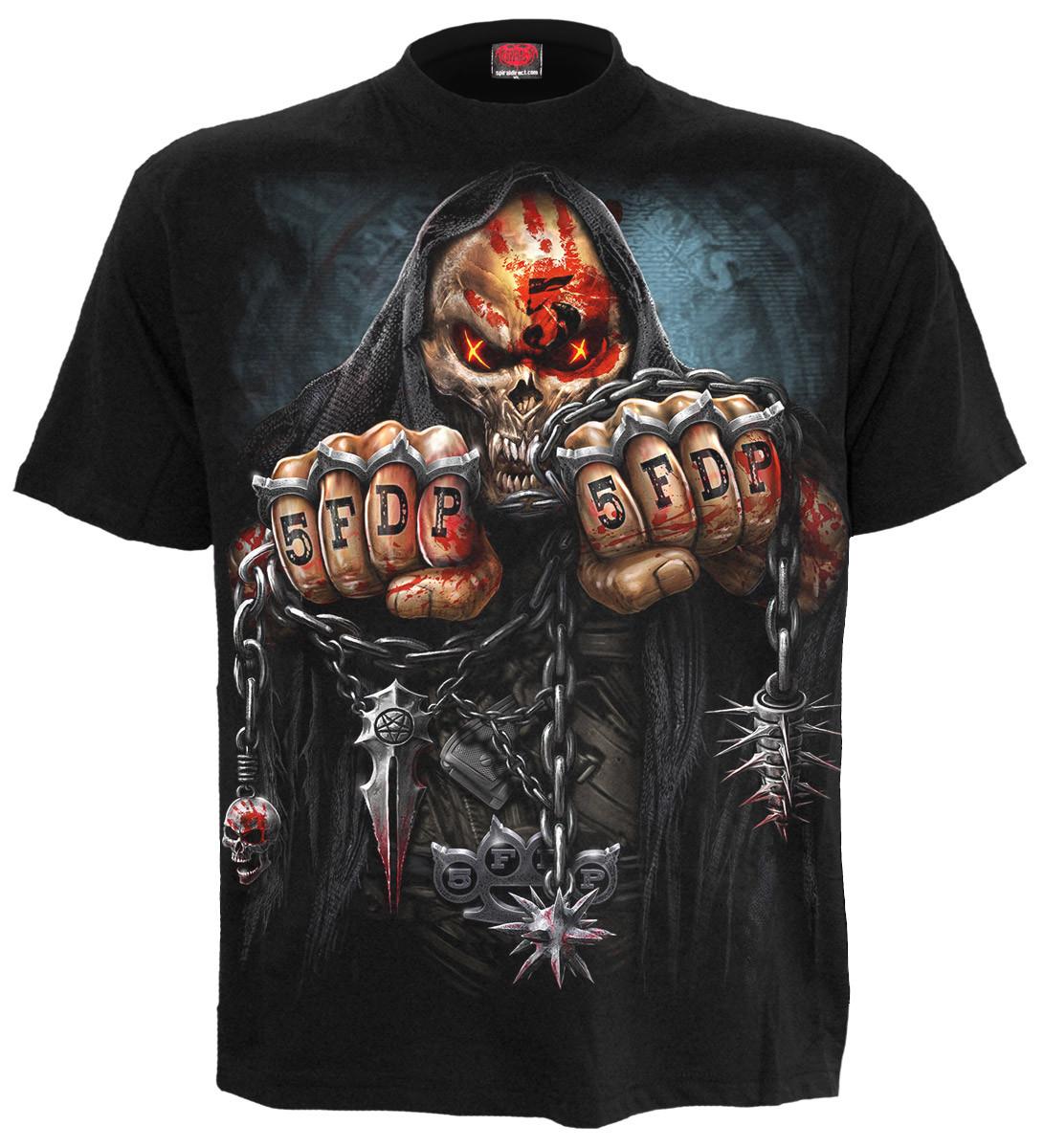 SPIRAL DIRECT 5FDP GAME OVER Officially Licensed Five Finger Death Punch T-shirt S