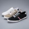 New Spring Canvas Shoes Korean Version Versatile One-legged Lazy Shoes Flat Old Beijing Cloth Shoes Casual Men's Shoes