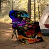 Turtle Power Print Flannel Blanket, Soft Warm Lightweight Throw Blanket for Living Room,Sofa Bed Camping Office
