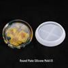 Poppy DIY Round Resin Coaster Mold - Silicone Circular Plate with Mirror Finish