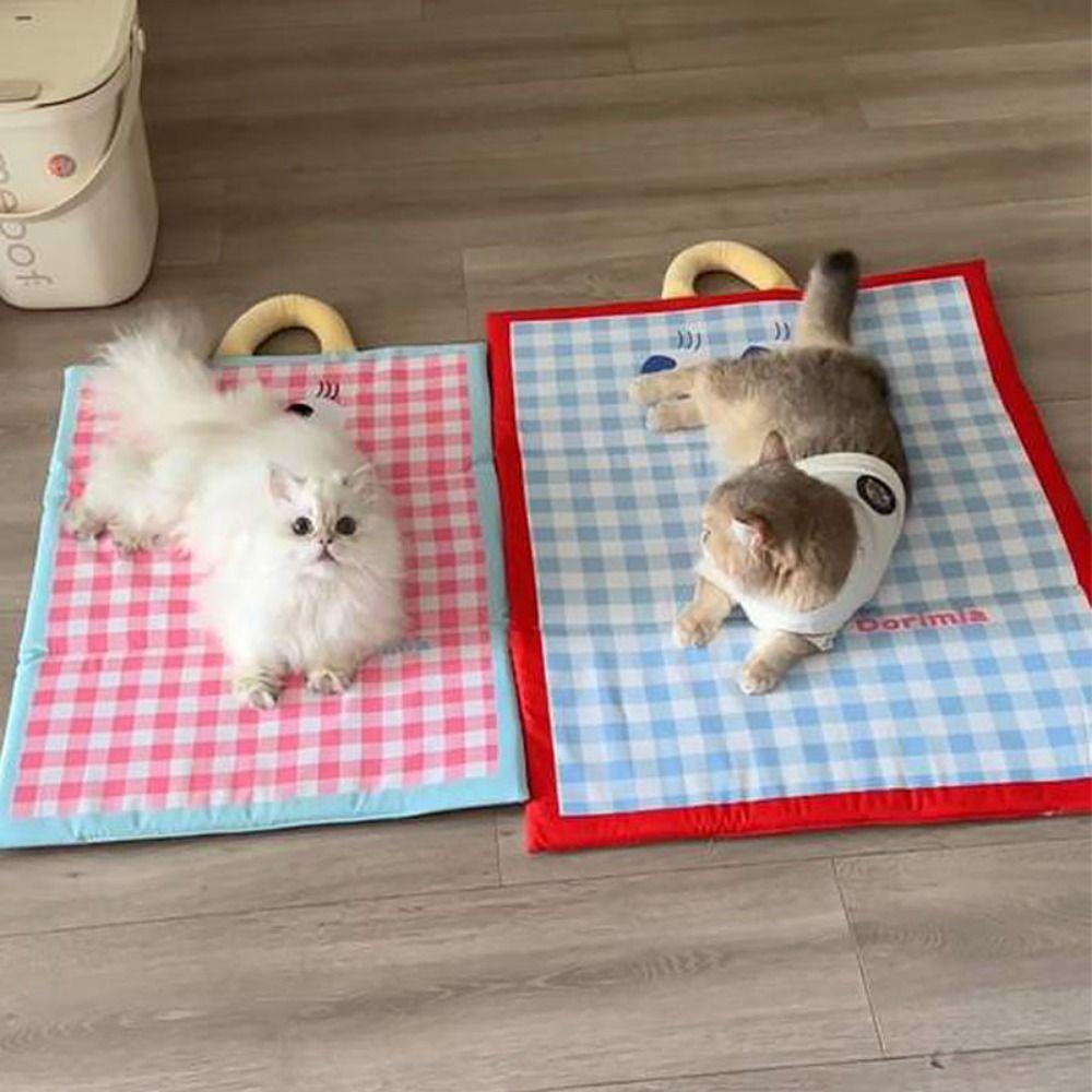 Cartoon Pet Cooling Mat Keep Cooling Pet Ice Cushion Durable Dog Cold Bed Mat  Pet Kennel