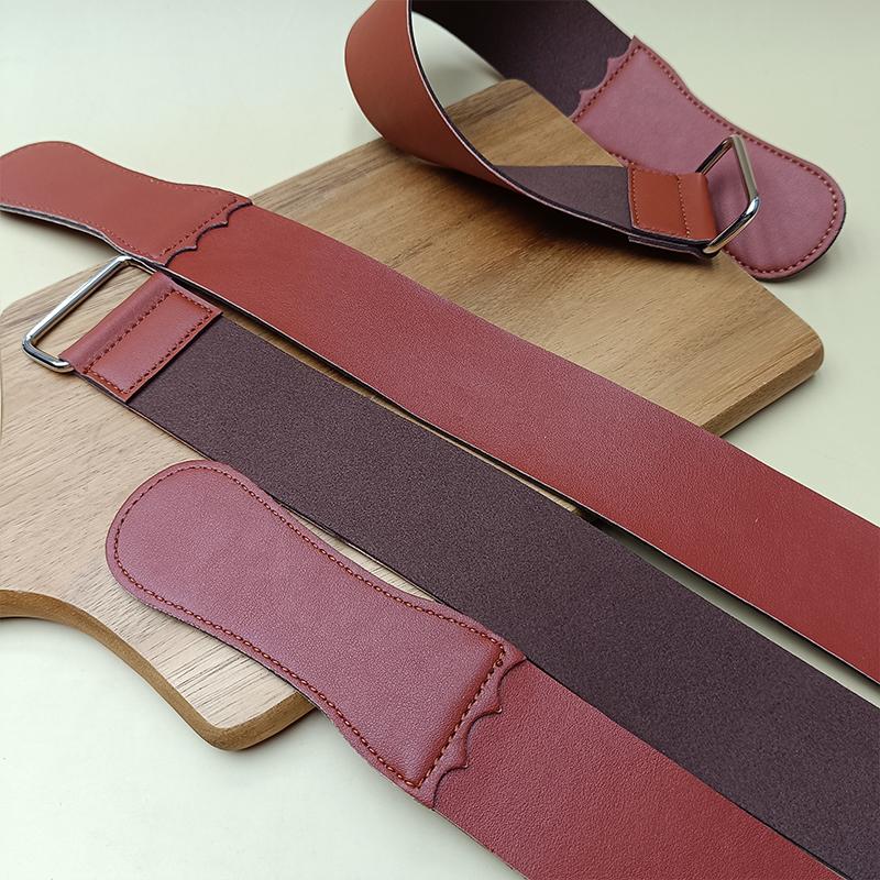 Strop din piele naturală pentru ascuțit, Barber brici drept pentru ras, Ascuțitor, Cuțit pliabil, Cuțite, Lustruire, Curea de ascuțit