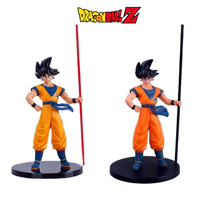 Large Dragon Ball Hand Puppet 20th Anniversary Goku Movie Edition Pvc Material 22.5cm