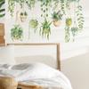Fun-c25 Small Fresh Vine Potted Hanging Decoration Bedroom Living Room Background Landscaping Wall Stickers Self-adhesive
