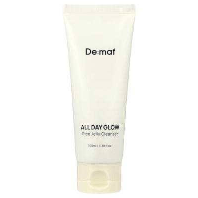 De:maf, All Day Glow, Rice Jelly Cleanser, 100ml (3.38 Fl Oz)
