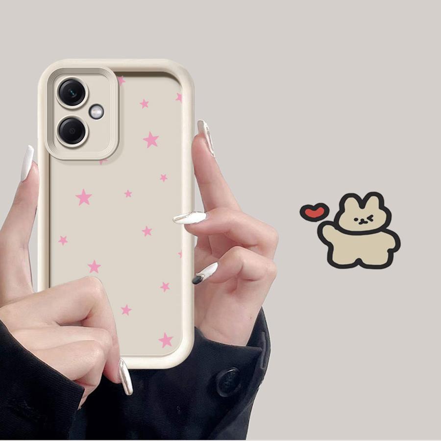 Cute Simple Stars Case for Xiaomi Poco F8 C50 X3 NFC C51 X3 Pro C61 Phone Cover