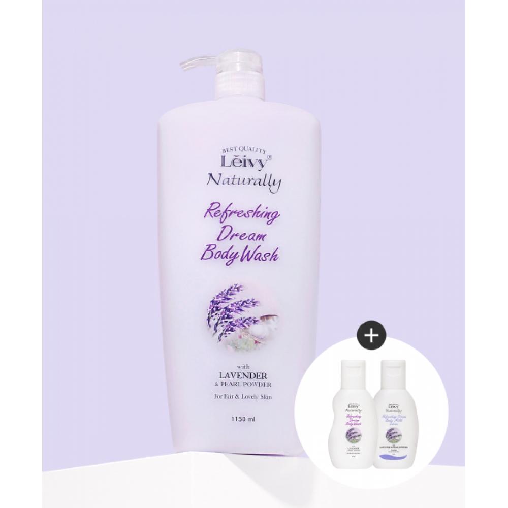 Leivy Lavender Body Wash 1150 Ml 2 Packs+2 Lavender 45Ml none