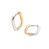 Fashion Minimalist U Shaped Hollow Geometric Hoop Earrings For Women Unique Forest Round Loop Ear Jewelry