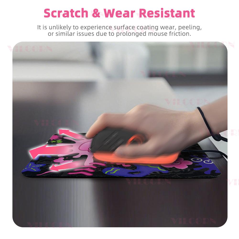Kawaii Cute Mousepad HD Printing Computer Gamers Locking Edge Non-slip Mouse Pad For Switch joycon2
