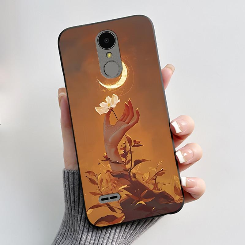 Casing For LG K4 2017 X230/LG K8 2017 X300 Slim Case Aesthetic Luxury Cute Cool Boys Girls Black Matte Soft Silicone Back Cover