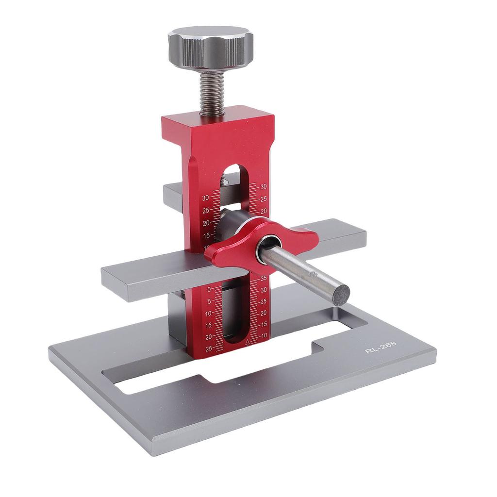 Cabinet Door Mounting Jig 3 in 1 Design Aluminium Alloy Clear Scale Cabinet Door Installation Positioner