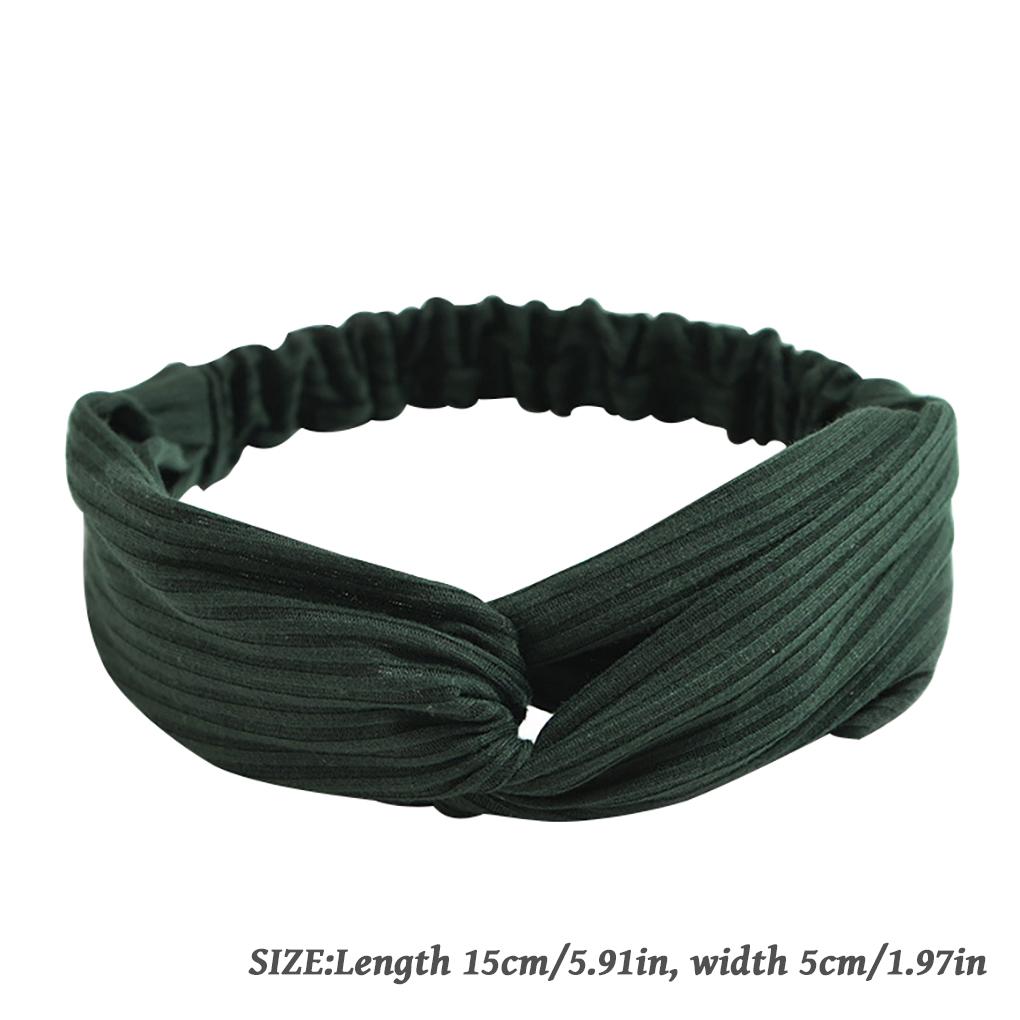 Womens Twist Headband Knot Wrap Turban Twisted Knoted Hair Floral Elastic