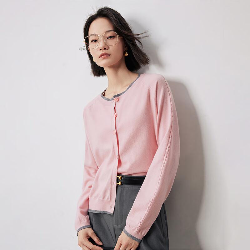 Chuyu Women's Lightweight Color-Block Knit Sweater