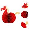 Chinese Year Honeycomb Centerpiece Creative Ornament for Cabinet Bedside Celebration