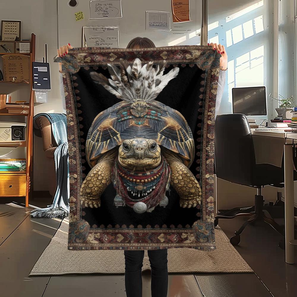 

1PC Structural composition Print FlAannel Blanket, High quality Comfortable for All Seasons, Home Decor, Warmth and Comfort 80cm x 120cm