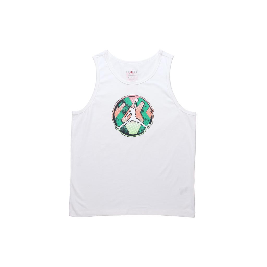Air Jordan Lightweight Breathable Casual Sports Vest Men Tops White CZ8296-100