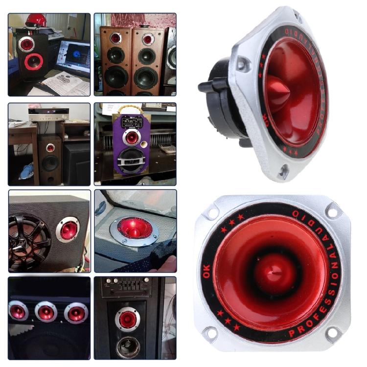 Efficient 3.5" Square Speakers Powerful Waterproof Piezoelectric Tweeters Professional Piezo Stage Loudspeaker