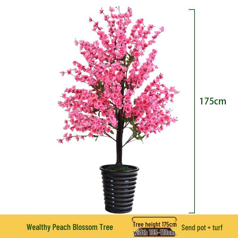 Large Artificial Money Tree Decorative Indoor Plant - Fake Green Bonsai for Living Room Floor