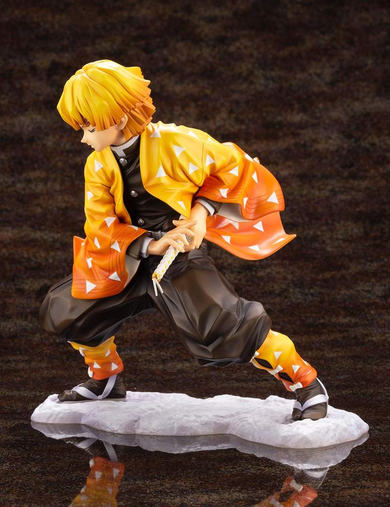 ARTFX J Demon Kimetsu No Yaiba Zenitsu Agatsuma Scale PVC Painted Finished Figure Slayer 1/8
