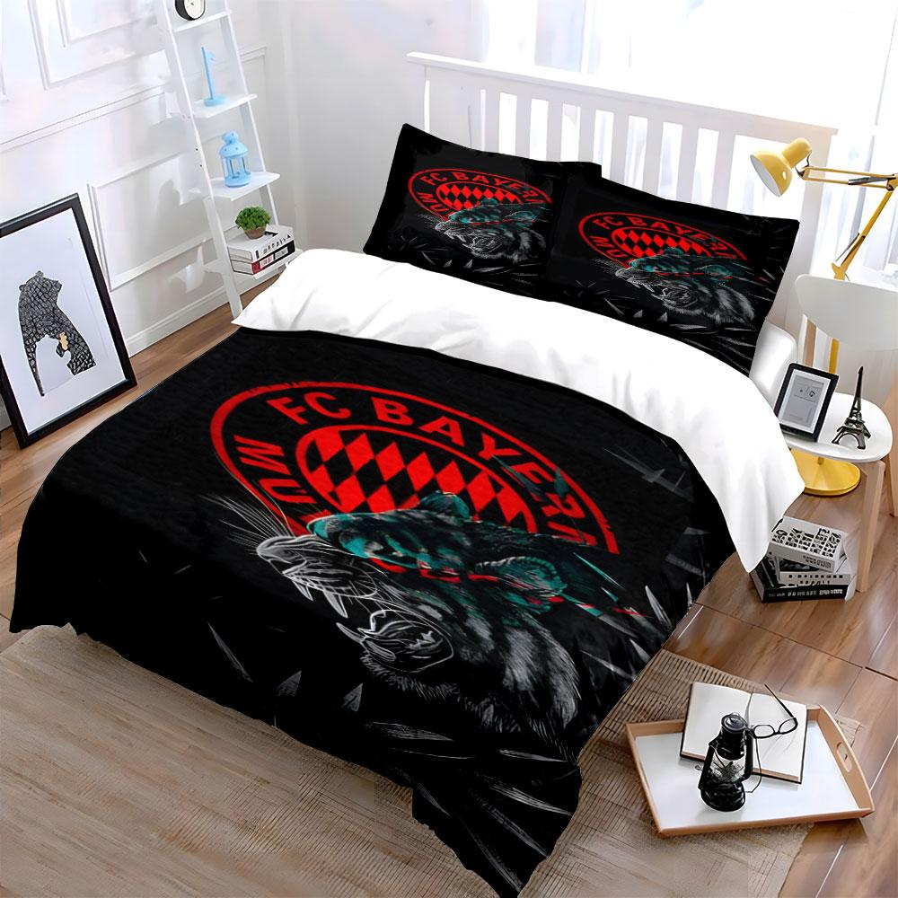 FC Bayern Munich Logo. Bedding Sets Duvet Cover Sets Duvet Covers Pillowcases(1 * Duvet Cover 2 * Pillowcases Without Duvet Insert)