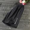 Mid-Rise Elastic Waistband Drawstring Pockets Men Shorts Outdoor Fitness Ice Silk Short Pants