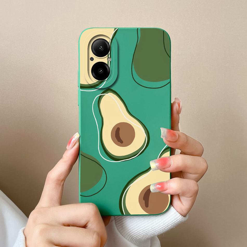 Phone Case For Realme C67 Multiple Patterns Soft Liquid Silicone Full Protection Anti Choc Cover For Realme C 67 Fundas Coque
