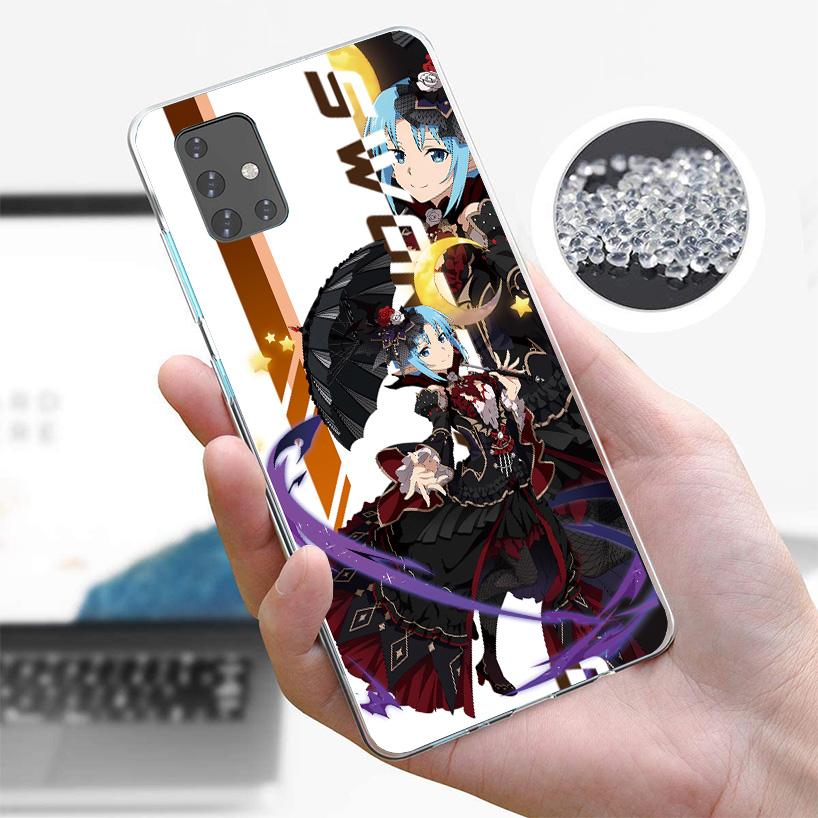 Anime Sword Art Online SAO Cover Phone Case For Samsung Galaxy A12 A22 A32 A52 A72 A02S Phone Case Note 20 Ultra 10 S10 Plus A51